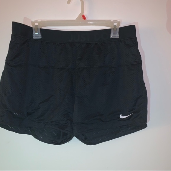Nike Jersey Running Shorts In Black Size Large - Picture 4 of 8